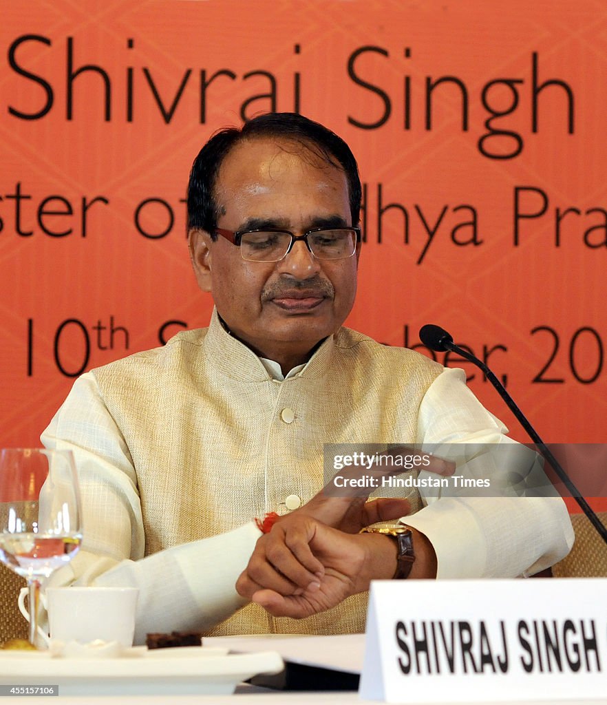 Madhya Pradesh Chief Minister Shivraj Singh Address Press Conference On Global Investors Summit