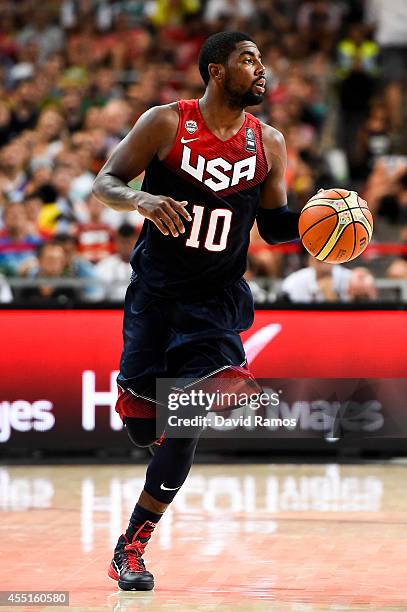 Kyrie Irving of the USA Basketball Men's National Team in action during 2014 FIBA Basketball World Cup quarter-final match between Slovenia and USA...