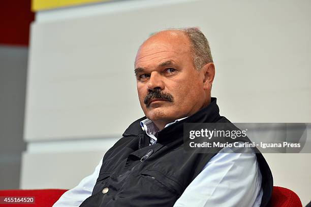 Natale ' Oscar ' Farinetti President of Eatitaly attends the Festa Nazionale dell'Unità at Parco Nord on September 3, 2014 in Bologna, Italy.