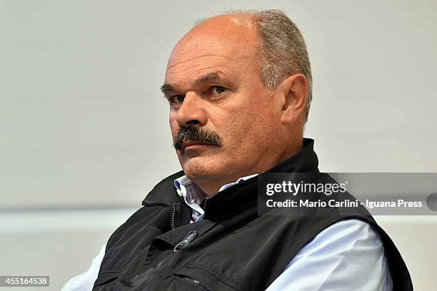 Natale ' Oscar ' Farinetti President of Eatitaly attends the Festa Nazionale dell'Unità at Parco Nord on September 3, 2014 in Bologna, Italy.