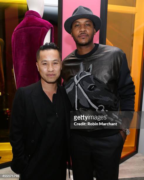 Designer Phillip Lim and NBA player Carmelo Anthony attend 3.1 Phillip Lim NYC Flagship Store Opening on September 9, 2014 in New York City.