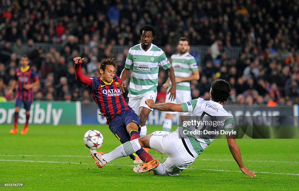 FC Barcelona v Celtic - UEFA Champions League