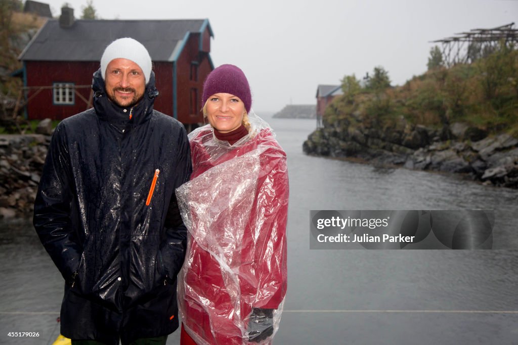 Crown Prince Haakon & Crown Princess Mette-Marit Make Official Visit to Nordland - Day 2