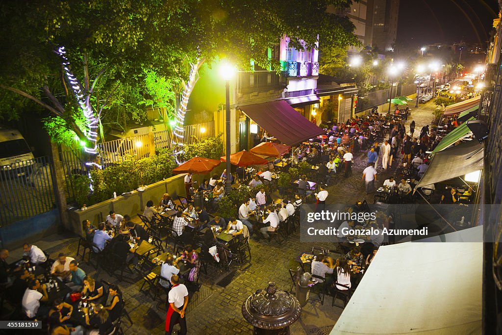 Night Life in Rio de Janeiro.