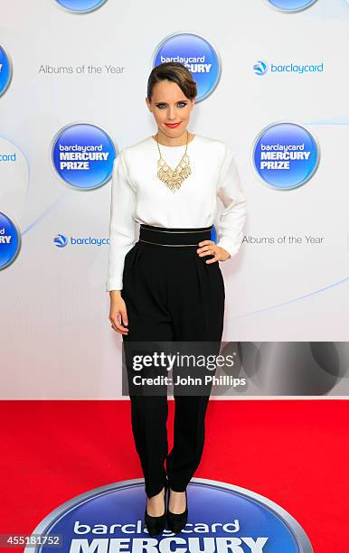 Anna Calvi attends the Barclaycard Mercury Prize nominations launch at The Hospital Club on September 10, 2014 in London, England.