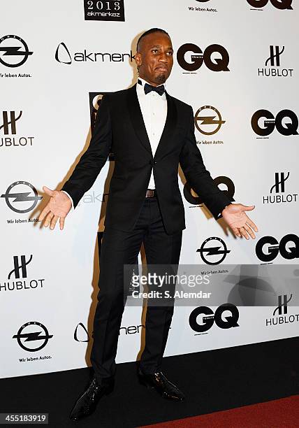 Didier Drogba attends the GQ Turkey Men of the Year awards at Four Seasons Bosphorus Hotel on December 11, 2013 in Istanbul, Turkey.
