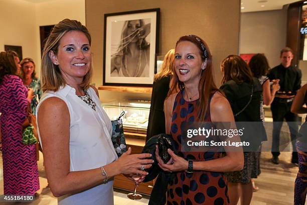 Host Nicole Cornwell and guest attend the David Yurman With Hour Detroit Host An In-Store Event To Celebrate The "Enduring Style" Fall Campaign on...