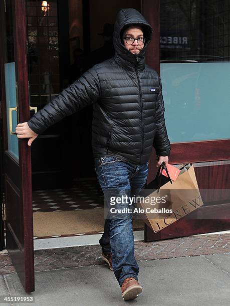Jack Osbourne is seen in Tribeca on December 11, 2013 in New York City.