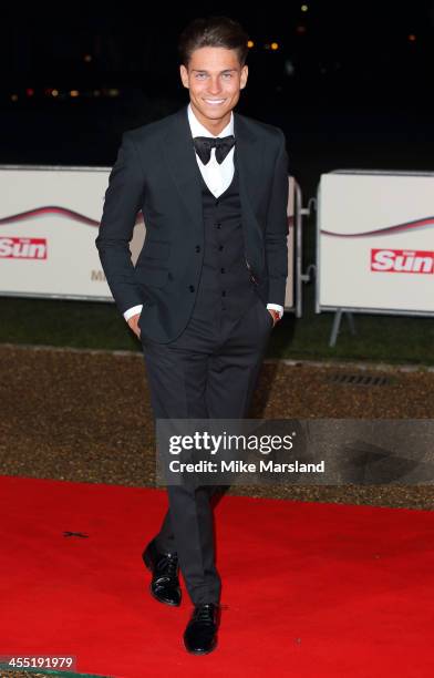 Joey Essex attends The Sun Military Awards at National Maritime Museum on December 11, 2013 in London, England.