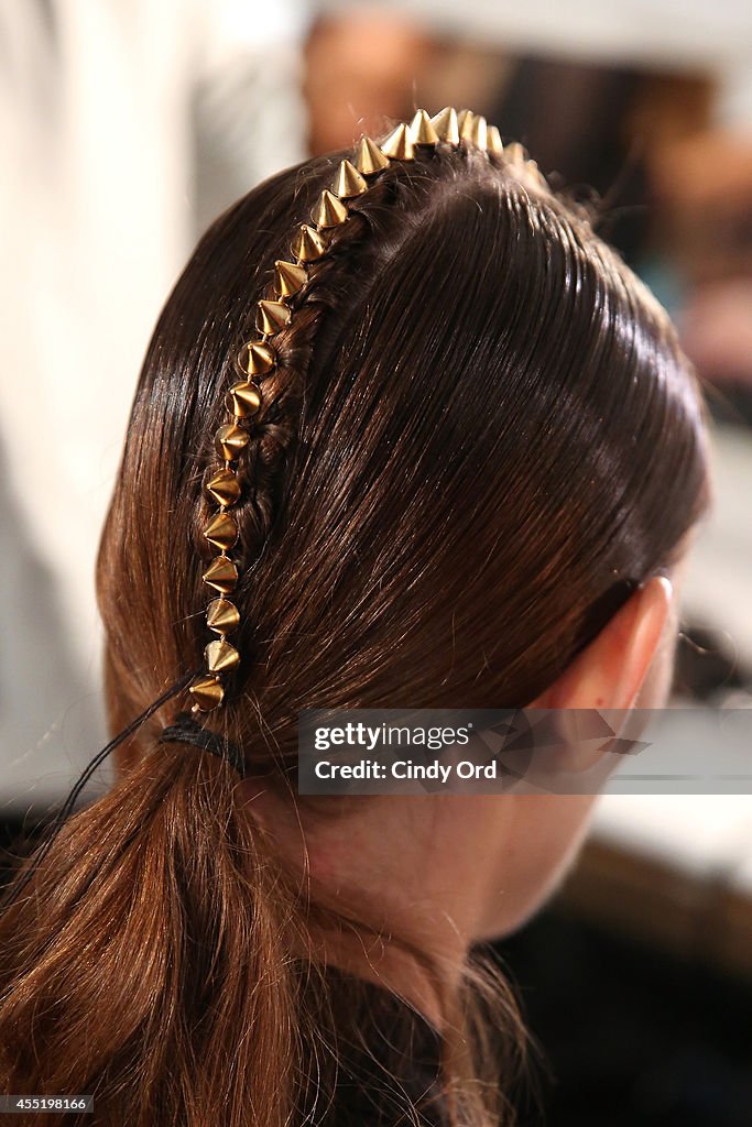 Falguni and Shane Peacock - Backstage - Mercedes-Benz Fashion Week Spring 2015