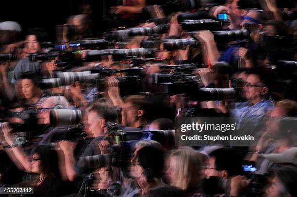 General view of atmosphere during the Betsey Johnson runway show at Mercedes-Benz Fashion Week Fall 2014 on September 10, 2014 in New York City.