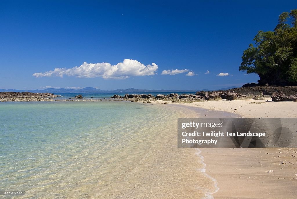Madagascar, Beach on Tanikely Island