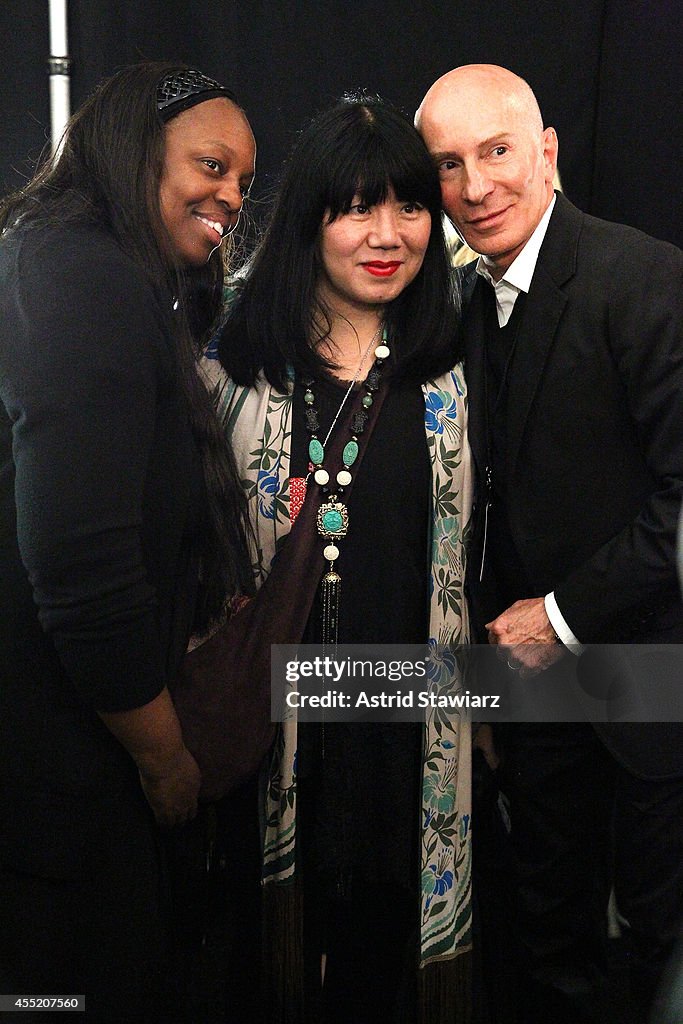 Anna Sui - Backstage - Mercedes-Benz Fashion Week Spring 2015