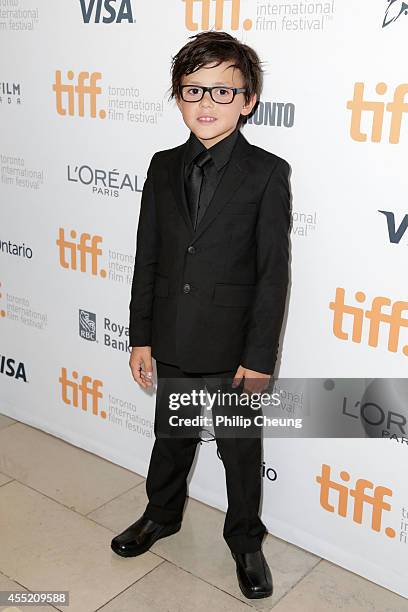 Actor Ethan Bolduc attends the "Elephant Song" premiere during the 2014 Toronto International Film Festival at Isabel Bader Theatre on September 10,...