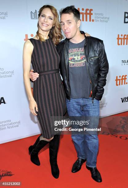 Director Lynn Shelton and actor Sam Rockwell attend the "Laggies" premiere during the 2014 Toronto International Film Festival at Roy Thomson Hall on...