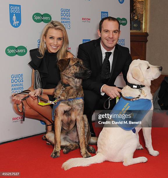 Lara Lewington and Matin Lewis attends the Guide Dogs UK Annual Awards 2013 at the London Hilton on December 11, 2013 in London, England.