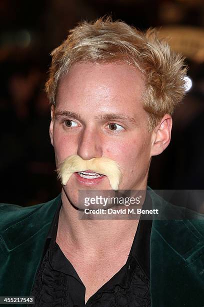 Jamie Laing attends the UK premiere of "Anchorman 2: The Legend Continues" at the Vue West End on December 11, 2013 in London, England.