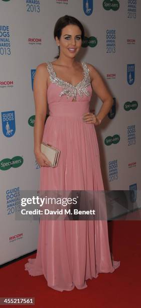 Lydia Bright attends the Guide Dogs UK Annual Awards 2013 at the London Hilton on December 11, 2013 in London, England.