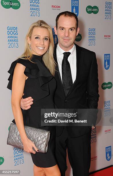 Lara Lewington and Martin Lewis attends the Guide Dogs UK Annual Awards 2013 at the London Hilton on December 11, 2013 in London, England.