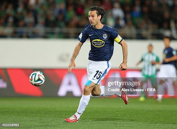 Ivan Vicelich of Auckland City FC during the FIFA Club World Cup Play-Off for the Quarter Final match between Raja Casablanca and Auckland City FC at...