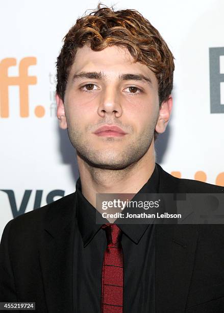 Actor Xavier Dolan attends the "Elephant Song" premiere during the 2014 Toronto International Film Festival at Isabel Bader Theatre on September 10,...