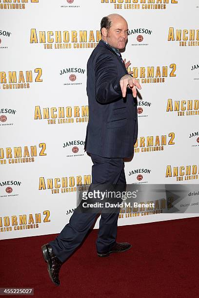 David Koechner attends the UK premiere of "Anchorman 2: The Legend Continues" at the Vue West End on December 11, 2013 in London, England.