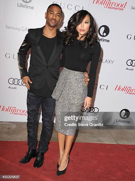 Big Sean, Sean Michael Anderson, Naya Rivera arrives at the The Hollywood Reporter's Women In Entertainment Breakfast Honoring Oprah Winfrey at...