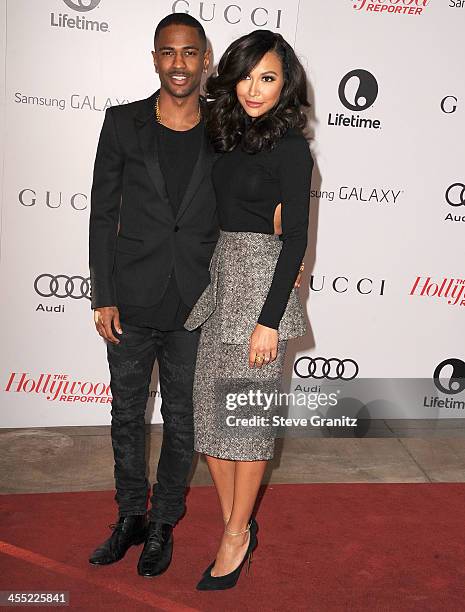 Big Sean, Sean Michael Anderson, Naya Rivera arrives at the The Hollywood Reporter's Women In Entertainment Breakfast Honoring Oprah Winfrey at...