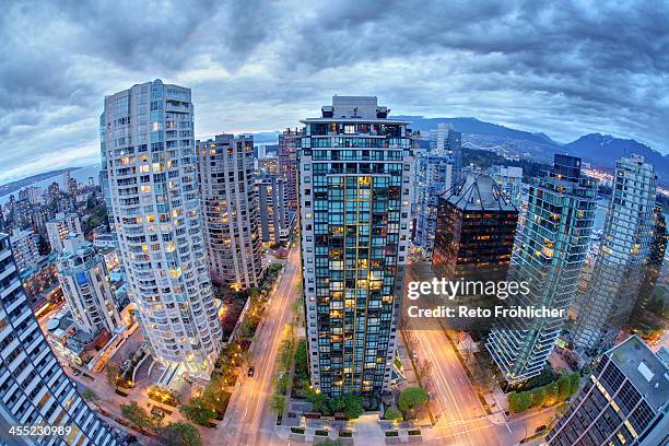 vancouver blue hour - vancouver washington skyline stock pictures, royalty-free photos & images