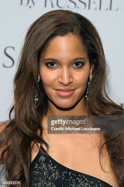 Model Keir Alexa attends Russell James' "Angels" book launch hosted by Victoria's Secret on September 10, 2014 in New York City.