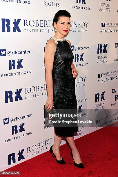 Actress Julianna Margulies attends Robert F. Kennedy Center For Justice And Human Rights 2013 Ripple Of Hope Awards Dinner at New York Hilton Midtown...