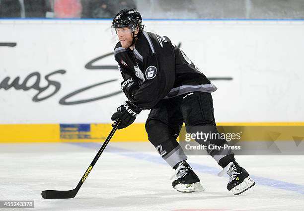 January 05: Yan Stastny during DEL Wintergame between Thomas Sabo Ice Tigers Nuernberg and Eisbaren Berlin on january 05, 2013 in Nuernberg, Germany.