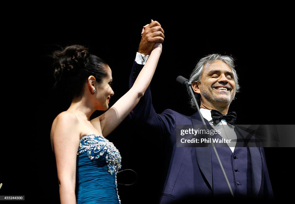 Andrea Bocelli Performs In Auckland