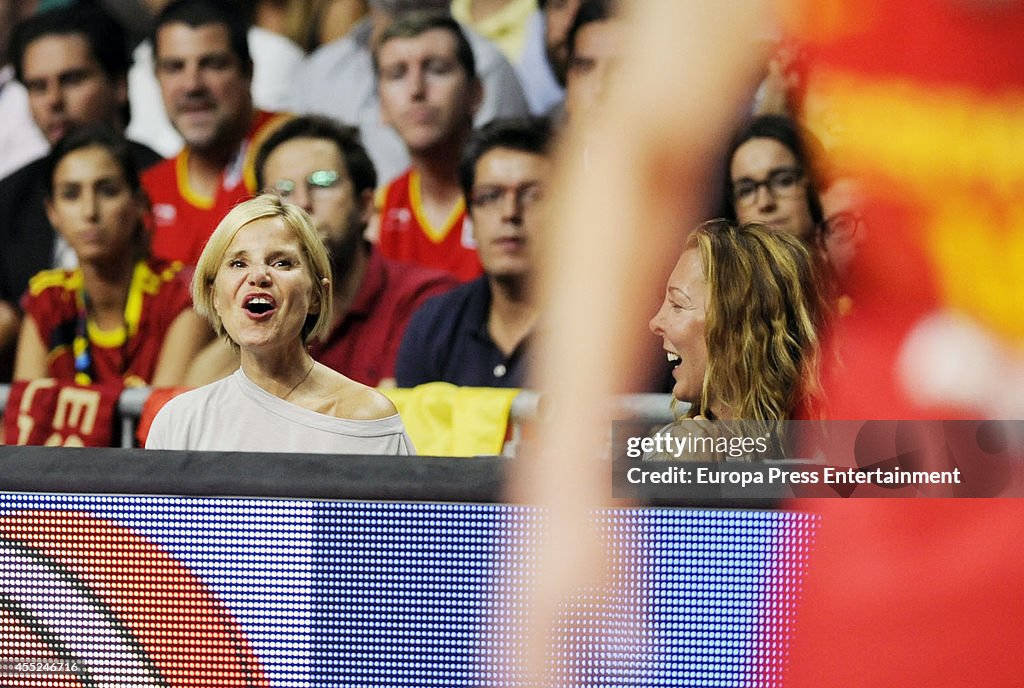 Spanish Royals Attend Spain vs France - 2014 FIBA Basketball World Cup