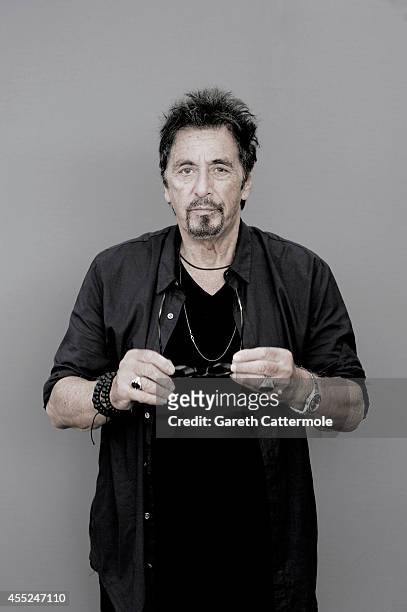 Actor Al Pacino is photographed for a portrait shoot during the 2014 Venice film festival on August 31, 2014 in Venice, Italy.