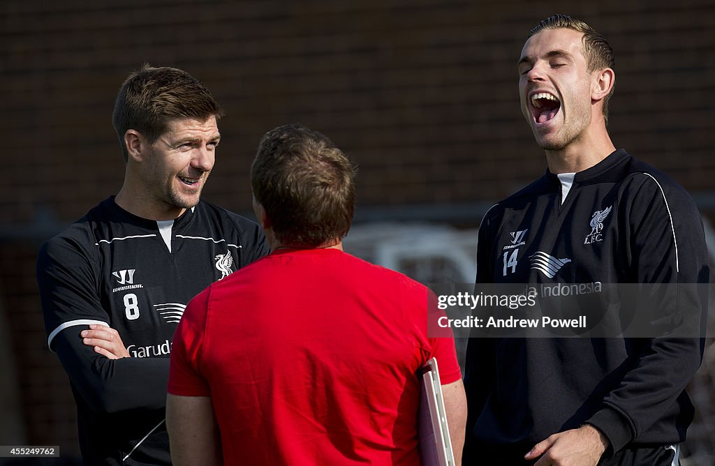 Liverpool FC Training Session