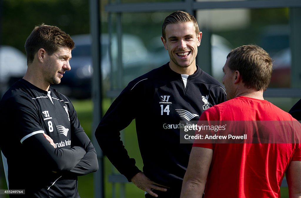 Liverpool FC Training Session