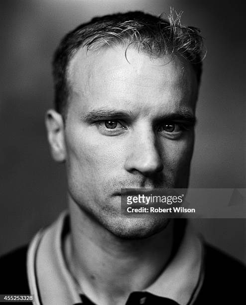 Footballer Dennis Bergkamp is photographed on August 1, 2000 in London, England.
