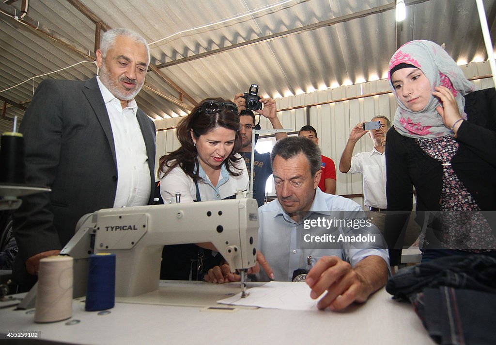 International Committee of the Red Cross's President Maurer visits Syrian refugees in Turkey