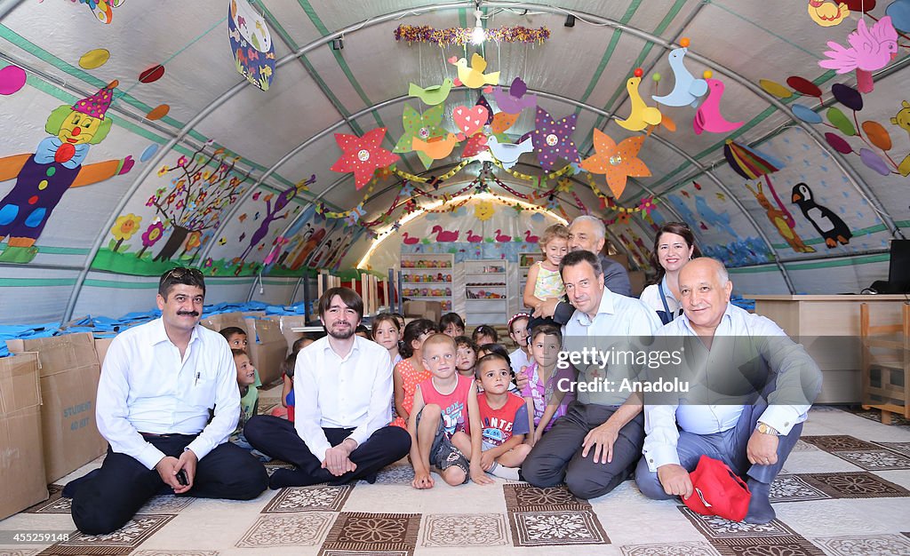 International Committee of the Red Cross's President Maurer visits Syrian refugees in Turkey