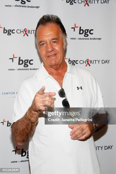 Actor Tony Sirico attends Annual Charity Day Hosted By Cantor Fitzgerald And BGC at BGC Partners, INC on September 11, 2014 in New York City.