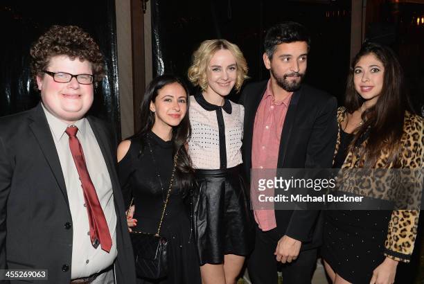 Actors Jesse Heiman,Jessica DiCicco,Jena Malone, guest and Katie Dicicco arrive at "The Hobbit: The Desolation Of Smaug Expansion Pack" Kabam Mobile...