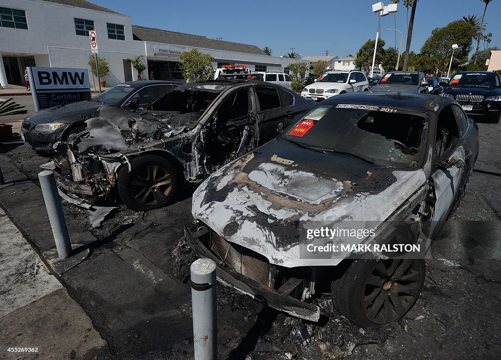 US-CRIME-ARSON-BMW