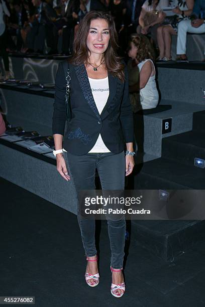 Raquel Revuelta attends a fashion show during the Mercedes Benz Fashion Week at Ifema on September 11, 2014 in Madrid, Spain.
