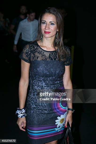 Silvia Jato attends a fashion show during the Mercedes Benz Fashion Week at Ifema on September 11, 2014 in Madrid, Spain.
