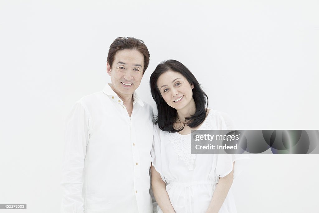 A close middle-aged couple