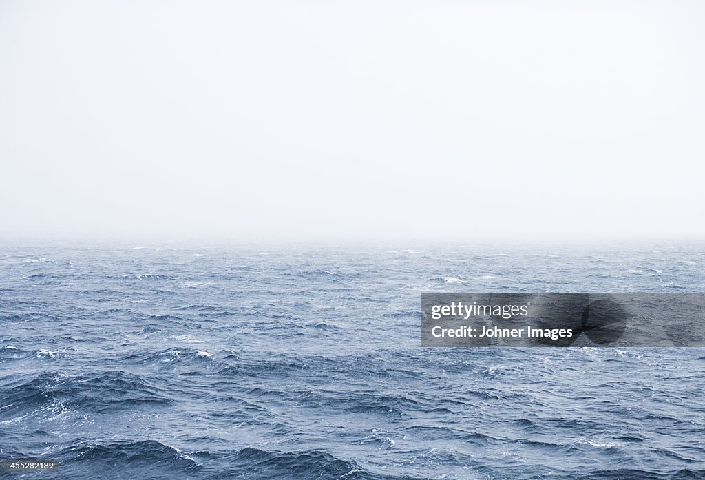 Foggy sea