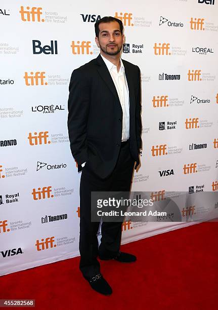 Executive producer JoJo Ryder attends the "American Heist" premiere during the 2014 Toronto International Film Festival at Princess of Wales Theatre...