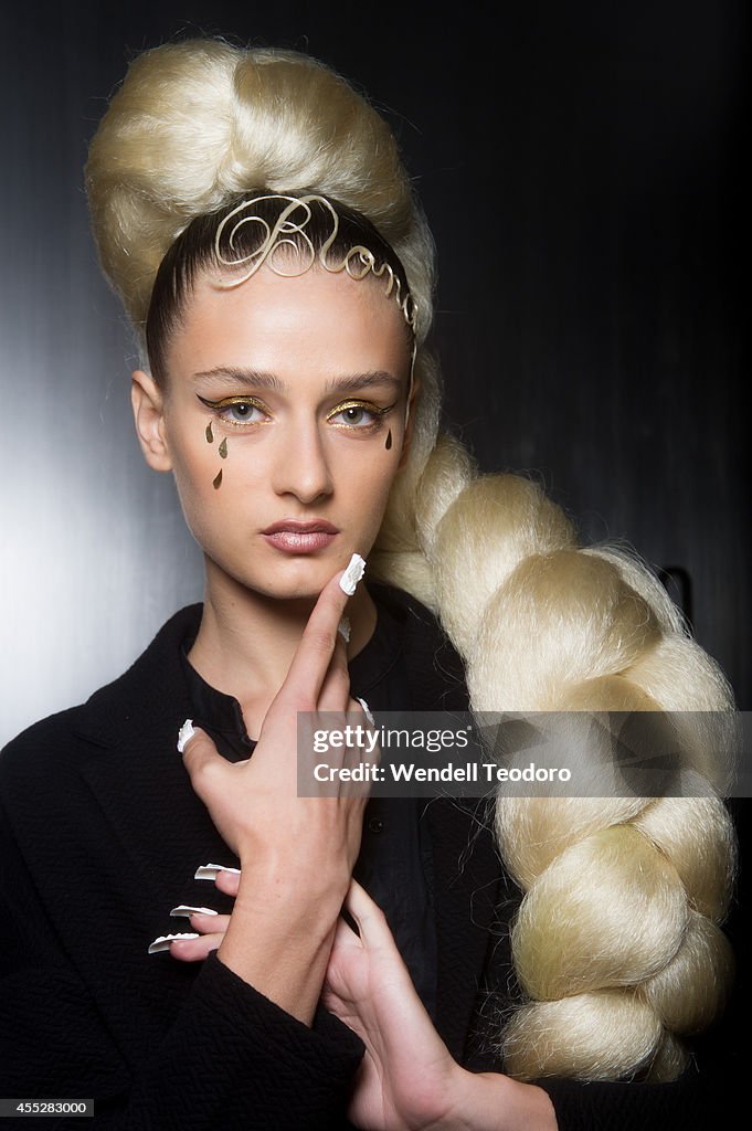 The Blonds - Front Row & Backstage - MADE Fashion Week Spring 2015