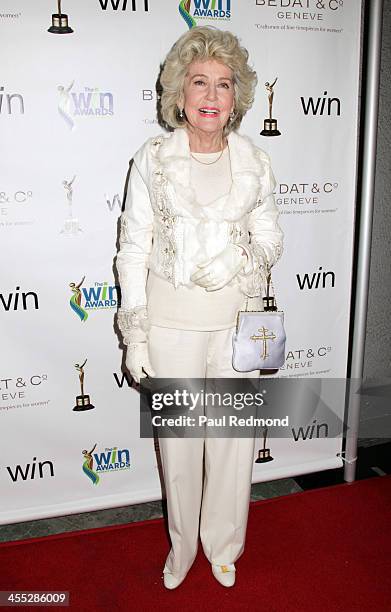 Actress/singer Georgia Holt arrives at The Annual Women's Image Awards at Santa Monica Bay Woman's Club on December 11, 2013 in Santa Monica,...